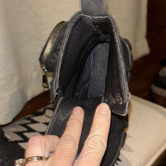 Designer inspired like new no tags Moto boots with little side boot bag attached - Picture 13 of 16